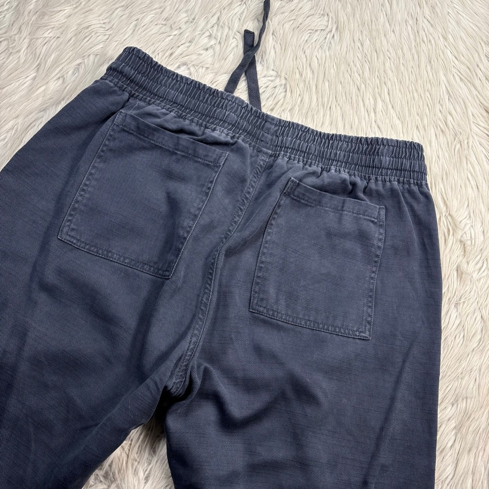 Zara Women's US L Gray Pull On Twill Ankle Pants Elastic Waist Cool Girl Casual - Picture 6 of 6